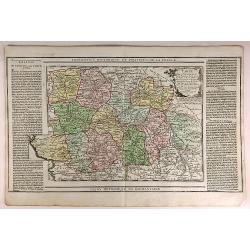 Carte des Departemens de la Mayenne, de la Sarte, de Maine et Loire, D'indre et Loir...