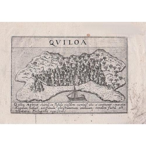 Old map image download for Quiloa (Kilwa - Tanzania) 