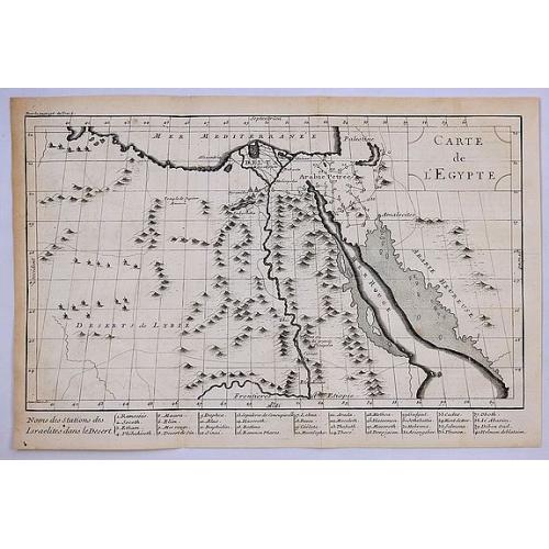 Old map image download for Carte Generale de L'Egypte.