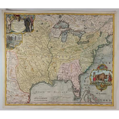 Old map image download for Amplissimae Regionis Mississipi Seu Provinciae Ludovicianae. . .