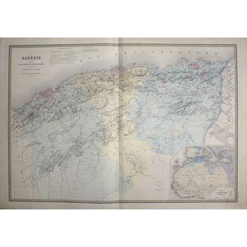 Old map image download for Algérie d'après les cartes de L'état-major et les documents du Ministère de la Guerre