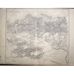 Carte de la Province de Constantine, dressée Au Dépôt Général de La Guerre sous la direction de M. le Lieutenant Général Pelet