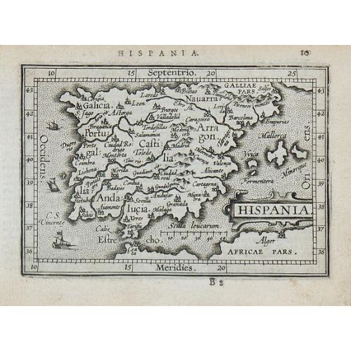 Old map image download for Hispania.