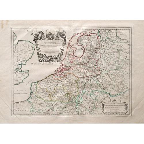 Old map image download for Les Dix-Sept Provinces des Pays-Bas, suivant qu\'elles sont possedees par les Roys de France et d\'Espagne et les Estates Generaux des Provinces-Unies