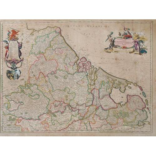 Old map image download for Novissima et accuratissima XVII Provinciarum Germania Inferior Tabula.