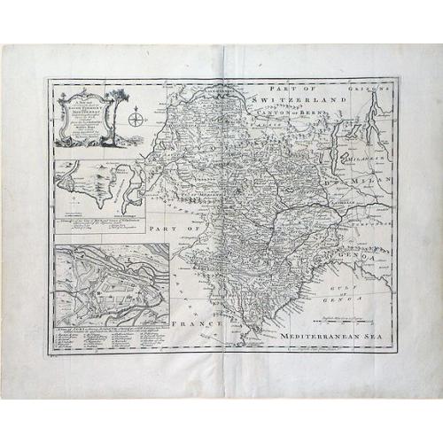 Old map image download for A New and Accurate Map of Savoy, Piemont, and Montferrat Exhibiting the Present Seat of War. . .