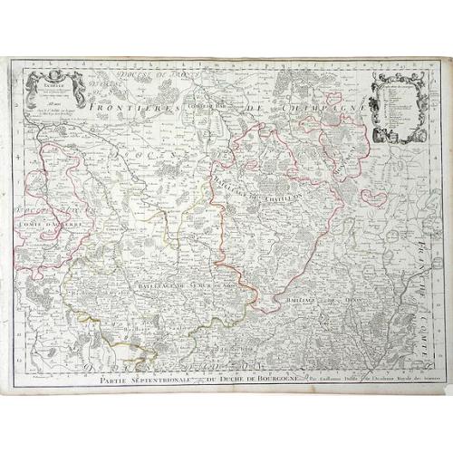 Old map image download for Partie Septrentionale Du Duche de Bourgogne. . .