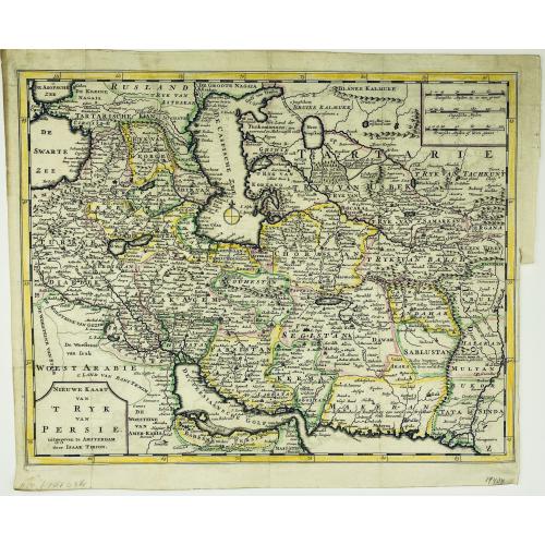 Old map image download for [Lot of 8 maps] Persien -  PERSICI VEL SOPHO RUM REGNI TYPUS.