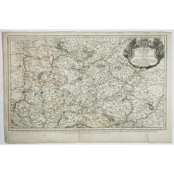 [Lot of 17 maps]   L' ISLE DE FRANCE Pariensis agri descriptio. Francois de la Hoeye fecit, Jean le Clerc excud.