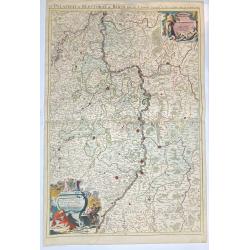 [Lot af 6] maps of southern Germany