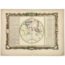[ Lot of 6 world and thematic maps ] Climats d'Heures et de Mois.