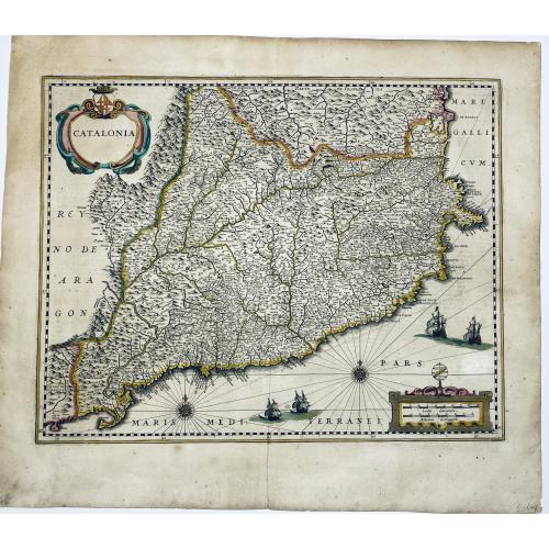 Old map image download for [ Lot of 4 maps] Western Spain with Gibraltar.