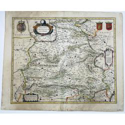 [ Lot of 4 maps] Western Spain with Gibraltar.