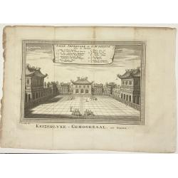 [Lot of 13 prints of the Chinese court] Habillement de l' Empereur dela Chine & des Dames de son Palais aves quel...