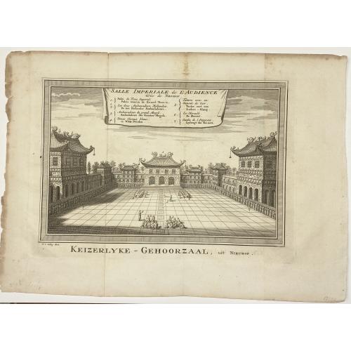 Old map image download for [Lot of 13 prints of the Chinese court] Habillement de l' Empereur dela Chine & des Dames de son Palais aves quel...