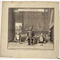 [Lot of 13 prints of the Chinese court] Habillement de l' Empereur dela Chine & des Dames de son Palais aves quel...