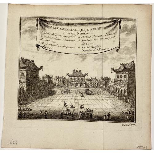 Old map image download for [Lot of 13 prints of the Chinese court] Habillement de l' Empereur dela Chine & des Dames de son Palais aves quel...