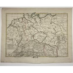 [Lot of 14 maps of Germany] Nova Totius Germaniae Descriptio.