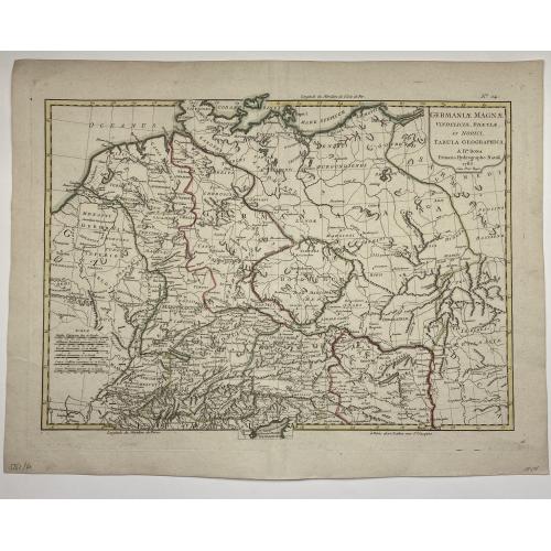 Old map image download for [Lot of 14 maps of Germany] Nova Totius Germaniae Descriptio.