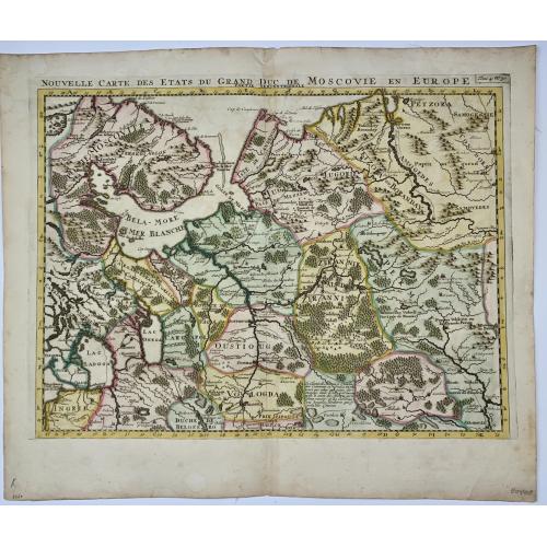 Old map image download for [Lot of 8 maps of European Russia] Partie Septentrionale de la Russie Europeenne ou sont distinguees exactement toutes les Provinces