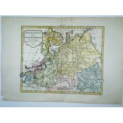 [Lot of 8 maps of European Russia] Partie Septentrionale de la Russie Europeenne ou sont distinguees exactement toutes les Provinces