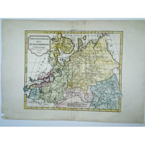 Old map image download for [Lot of 8 maps of European Russia] Partie Septentrionale de la Russie Europeenne ou sont distinguees exactement toutes les Provinces