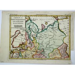 [Lot of 8 maps of European Russia] Partie Septentrionale de la Russie Europeenne ou sont distinguees exactement toutes les Provinces