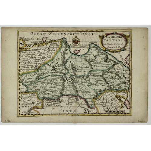 Old map image download for [Lot of 10 maps] Carte Nouvelle de la Grande Tartary.