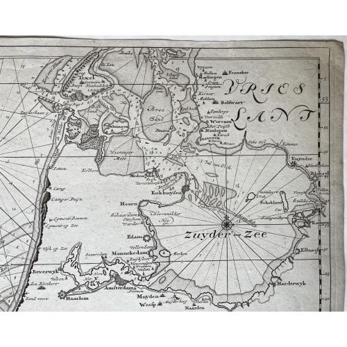 Old map image download for Nieuwe paskaart van het zuyderste gedeelte der Noord-Zee strekkende van Texel tot aande Hoofden...