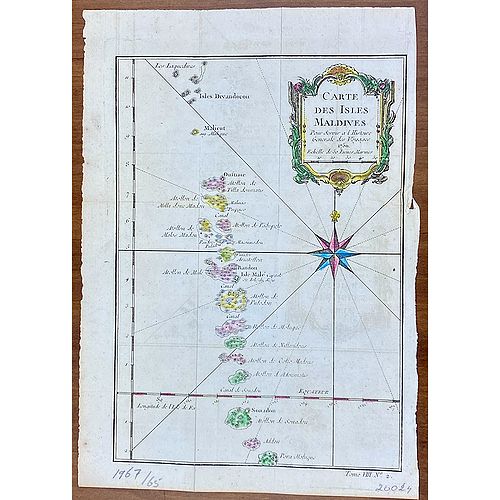 Old map image download for [Lot of 9 maps / prints of India / Sri Lanka] Cananoor