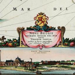 To the south the Dutch colony of Nieu Amstel.