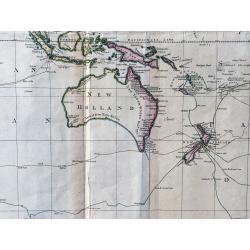 A General Chart Exhibiting the Discoveries Made by Captn. James Cook in This and His Two Preceding Voyages; with the Tracks of the Ships Under His Command, by Lieutt. Robers of His Majesty's Royal Navy